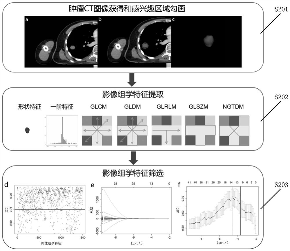 Construction method of tumor local control prediction model, prediction method and electronic equipment