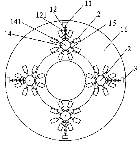 Carbon brush component and carbon brush assembly with same