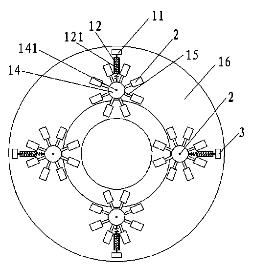 Carbon brush component and carbon brush assembly with same