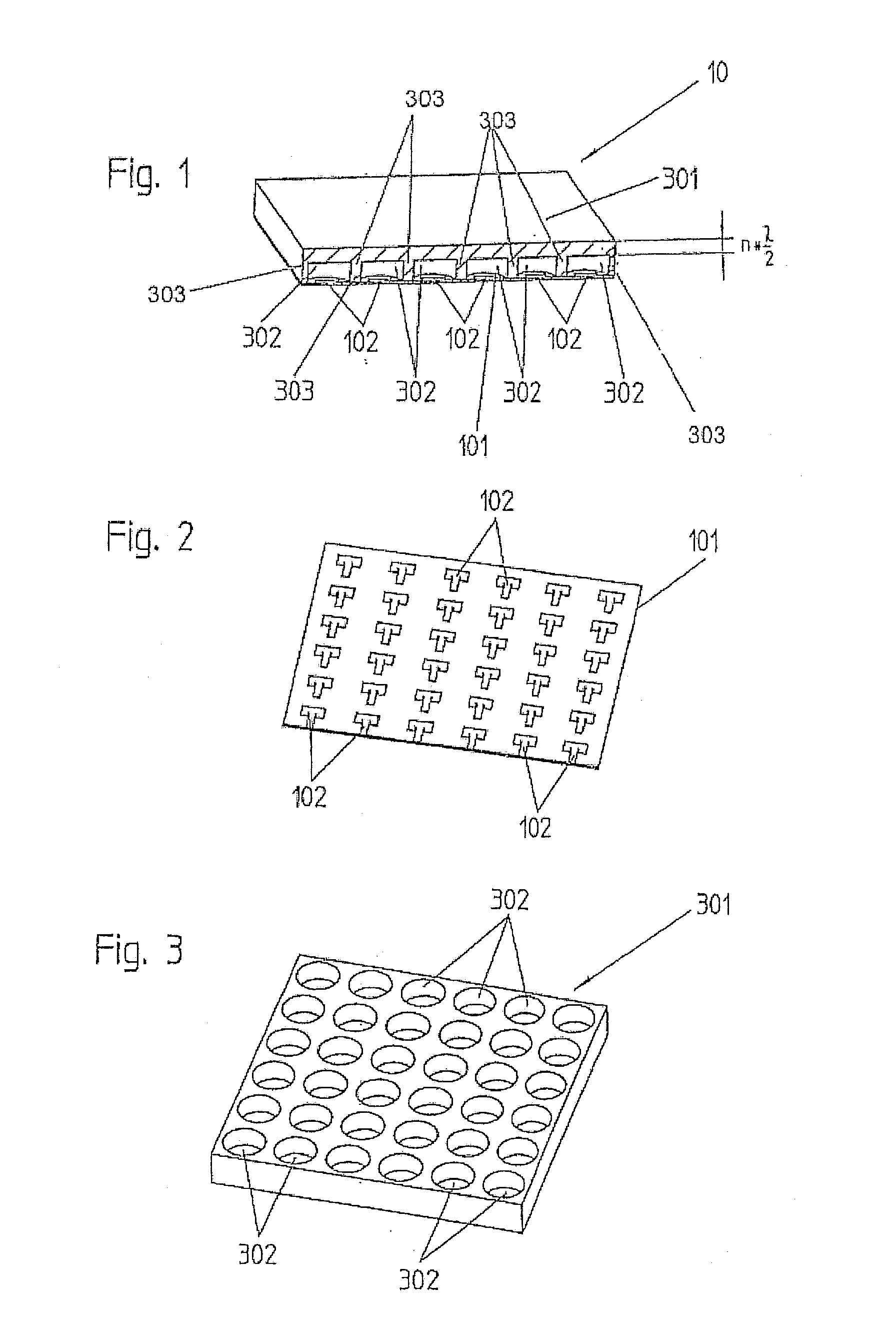 Planar antenna with cover