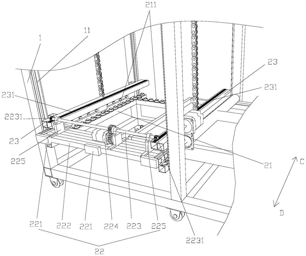 Automatic picking, placing and conveying device for insect breeding and insect breeding system