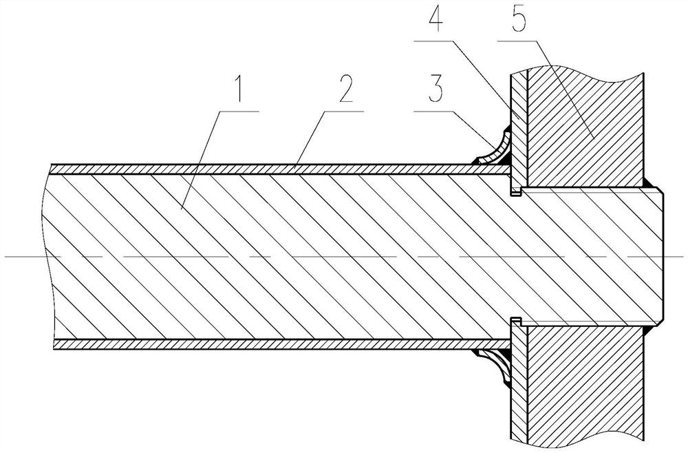 Tie bar structure of seawater chamber of condenser