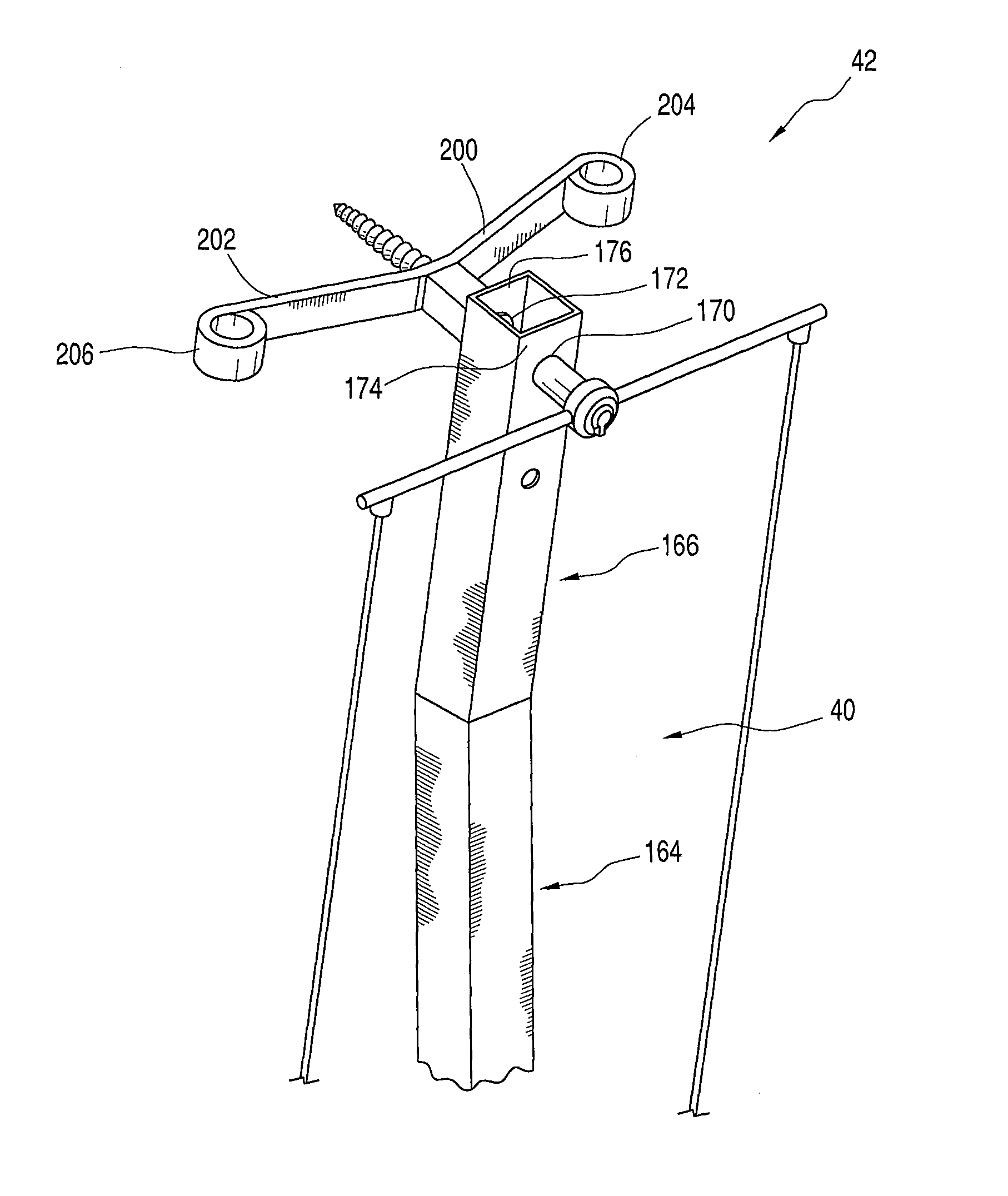 Upright tree stand