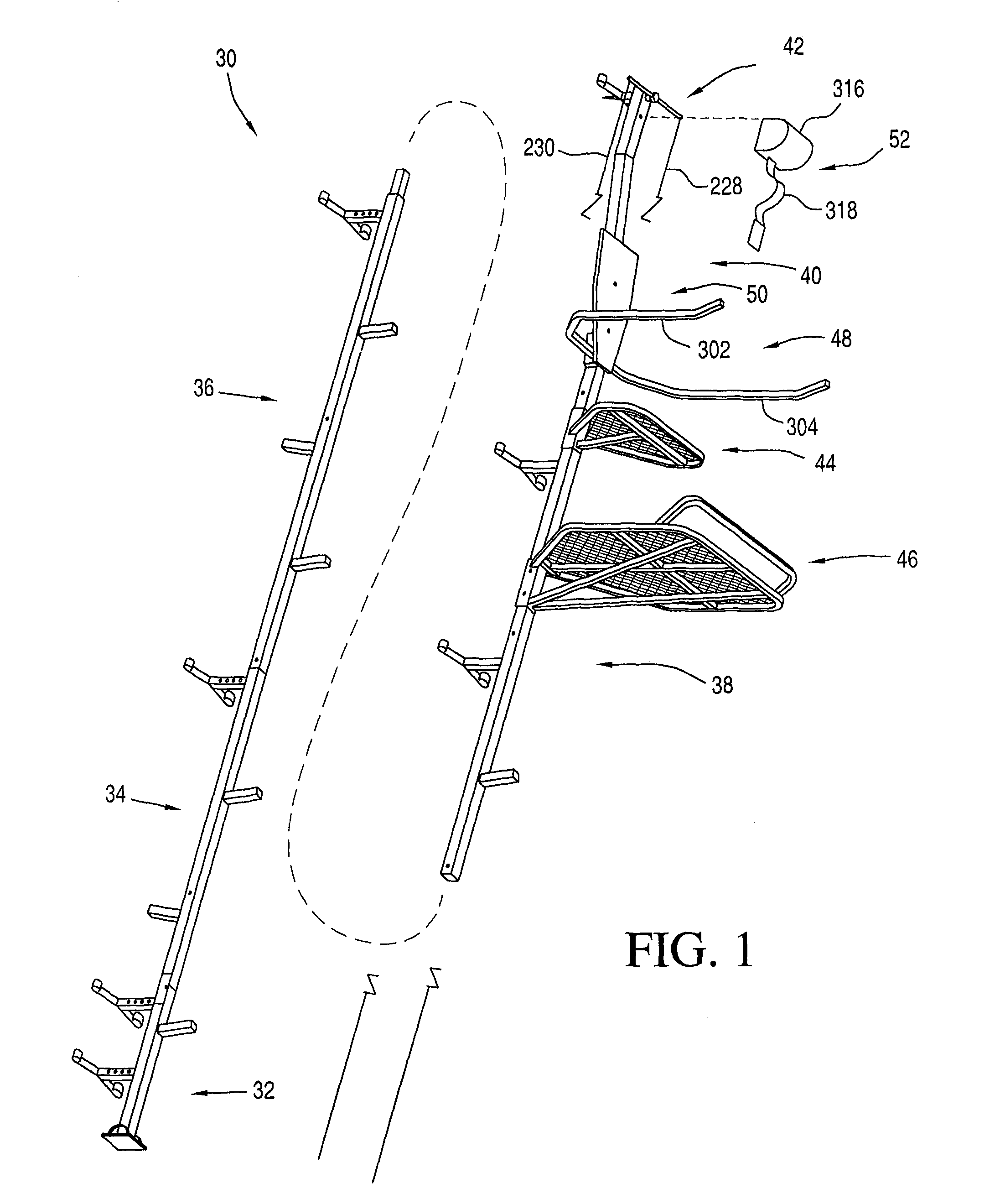 Upright tree stand