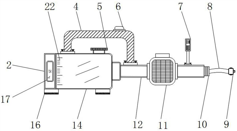 Clinical external ear cleaning device for otolaryngology department