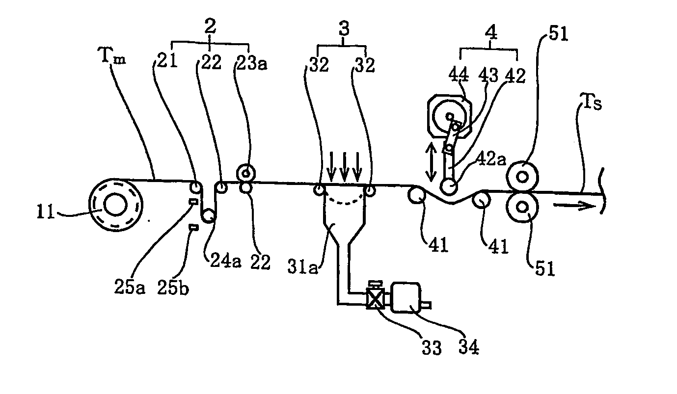 Method of producing a spread multi-filament bundle and an apparatus used in the same