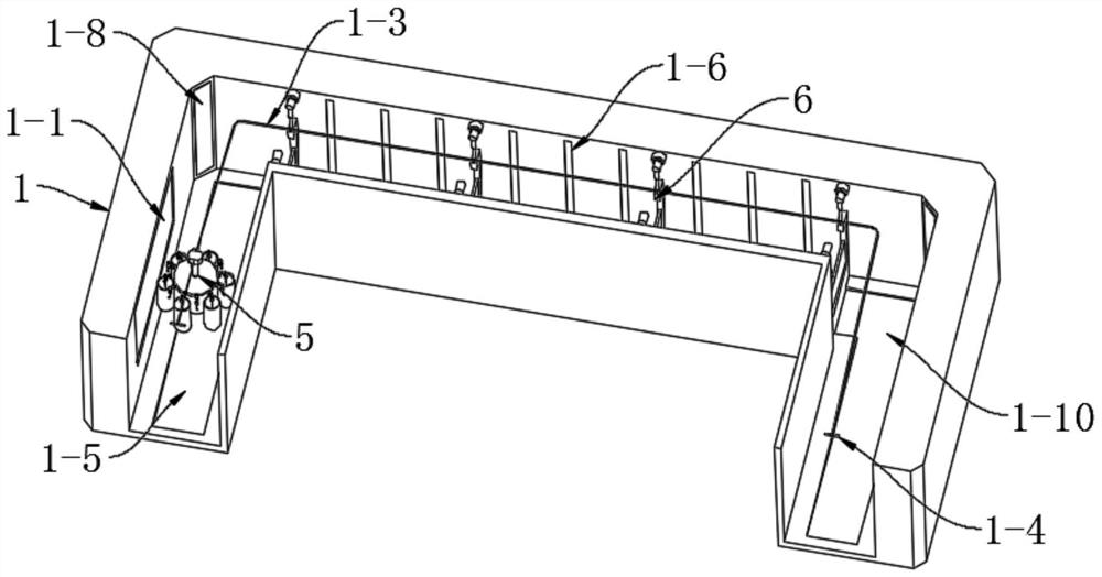 Tool disinfection device for gynecological clinical operation