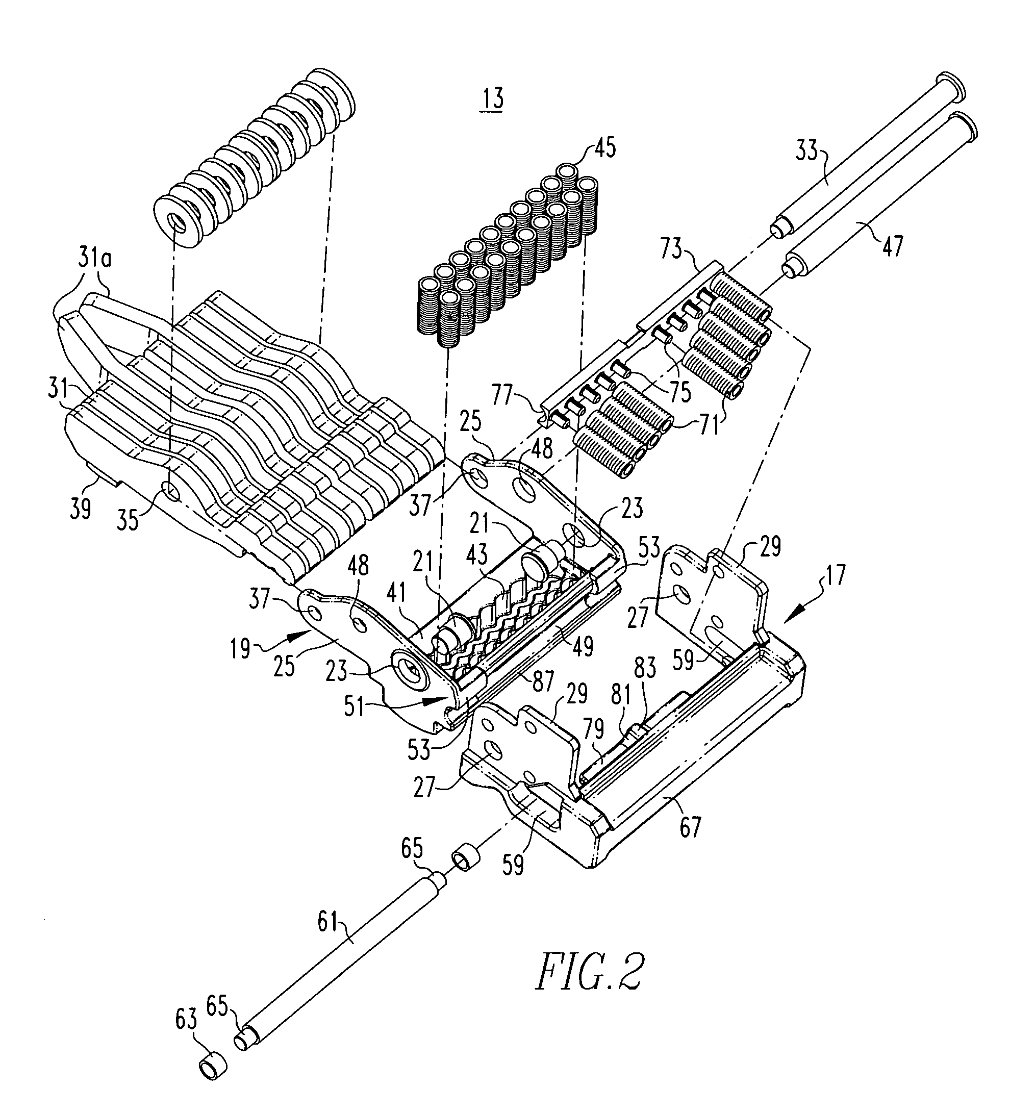 Blow open moving contact assembly for electric power switching apparatus with a very high current interruption rating