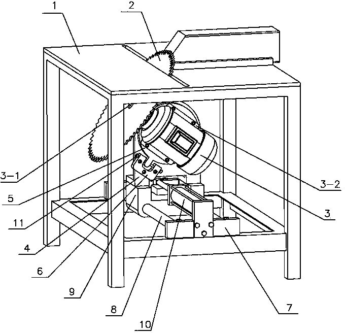 Aluminum cutting machine