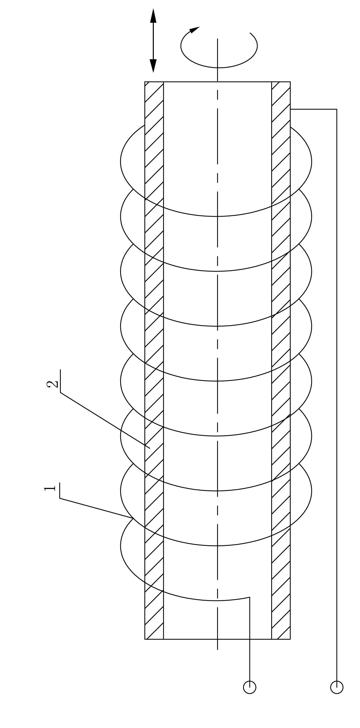 Rapid uniform heating method for metal tube