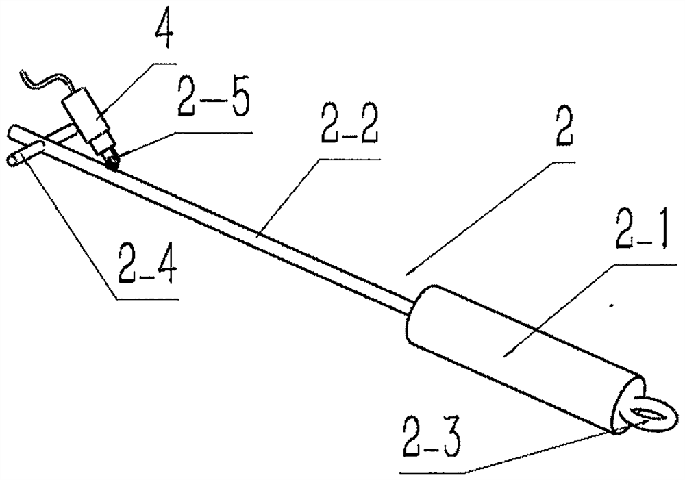 An emergency device for preventing ship overturning