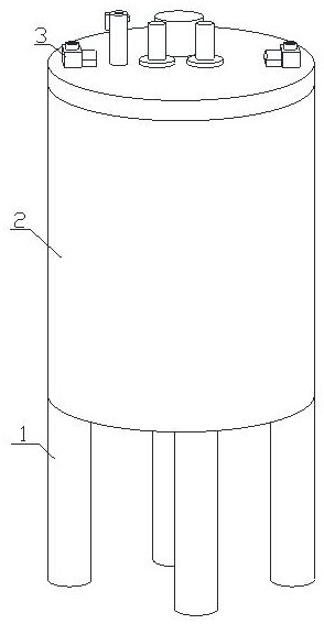 Solution blending equipment for industrial enzyme preparation