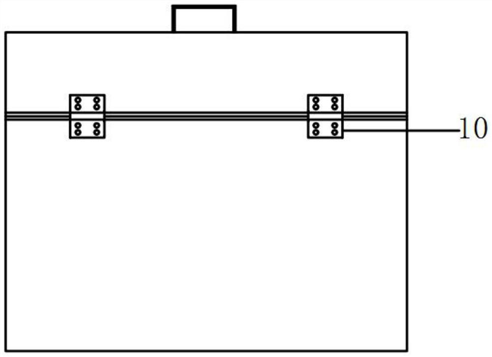 Fireproof and explosion-proof box special for battery