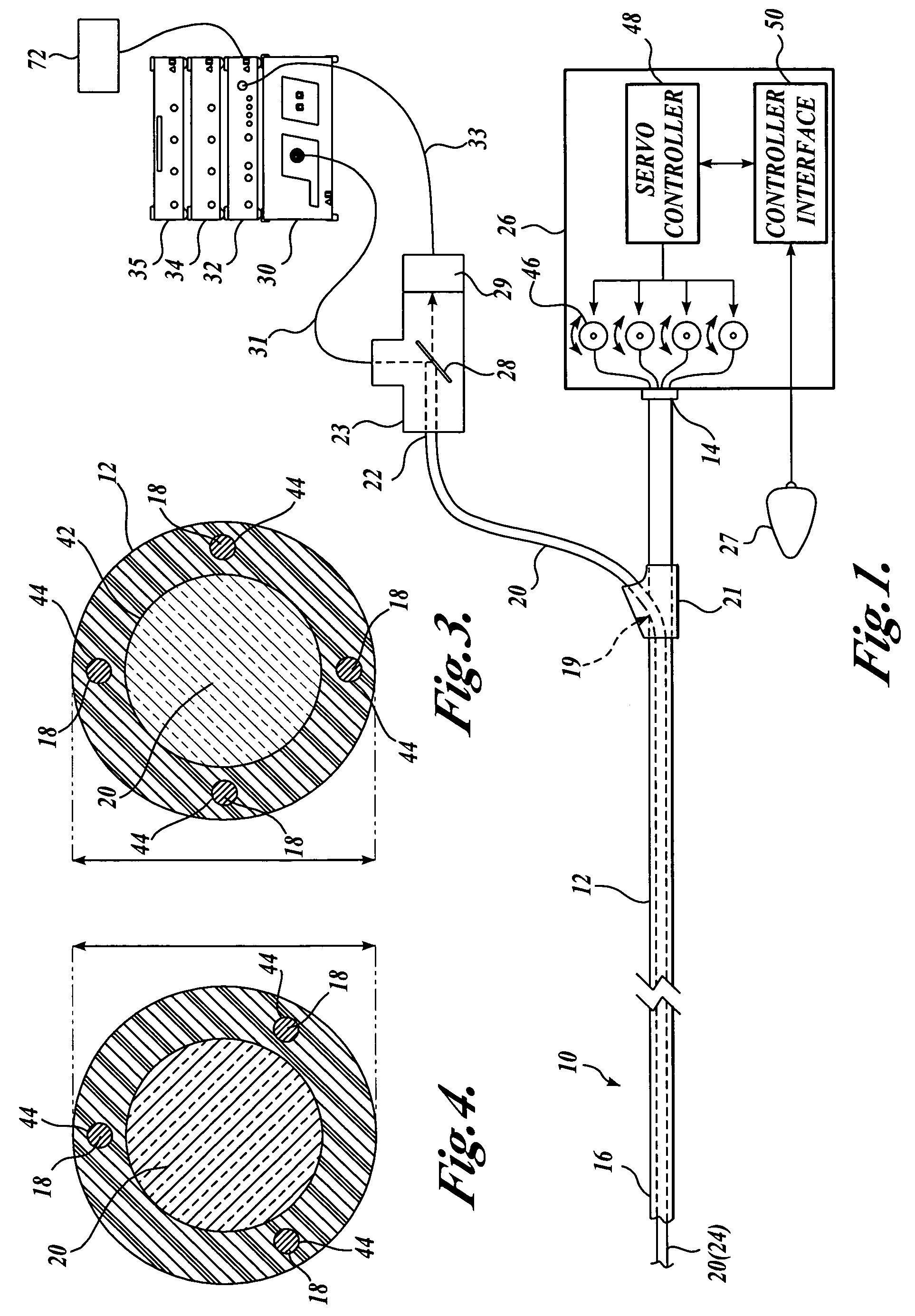 Fiber optic imaging catheter