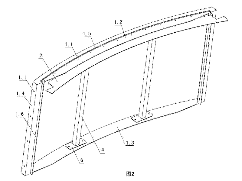 Fast inlaying grafting assembly swimming pool