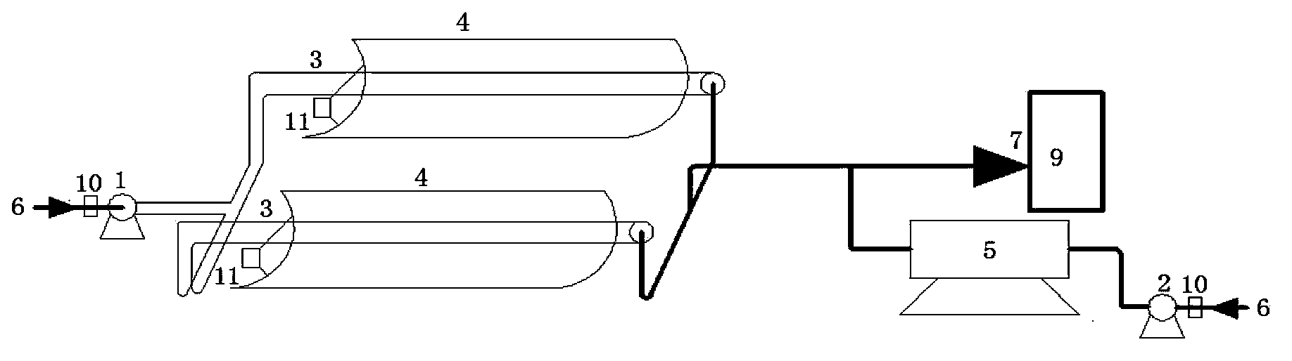 All-weather solar-powered grooved heat collecting and electric heating coupled system