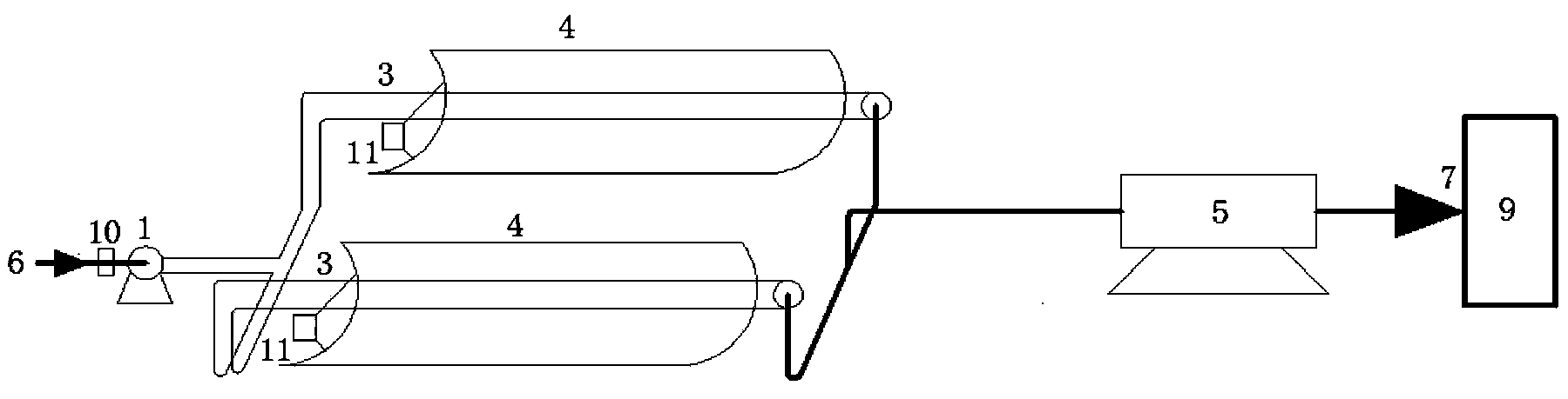 All-weather solar-powered grooved heat collecting and electric heating coupled system