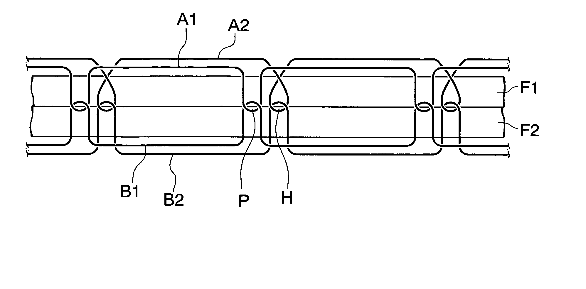 Seam forming method using sewing machine