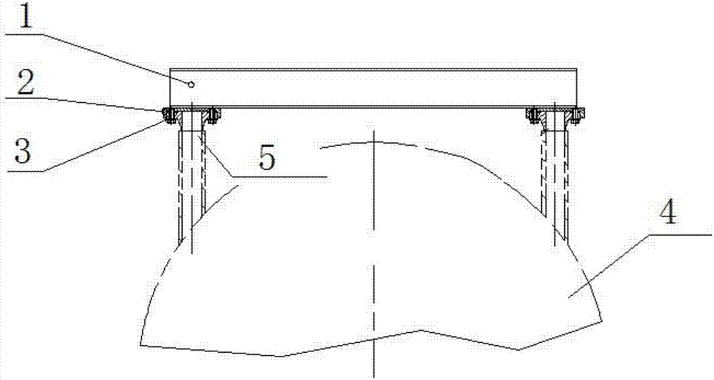 A liquid level gauge joint welding positioning device and its use method