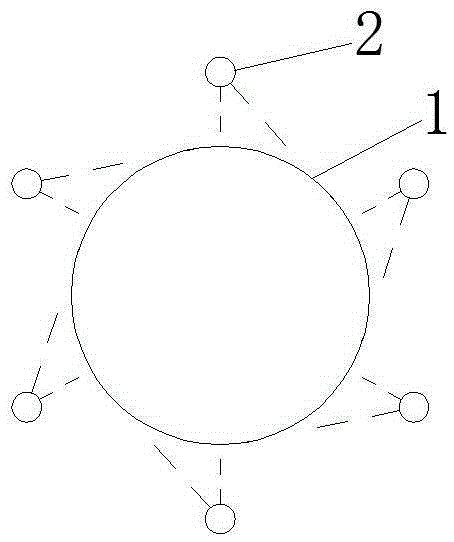 Solidifying method for bottom pouring type poured steel ingot