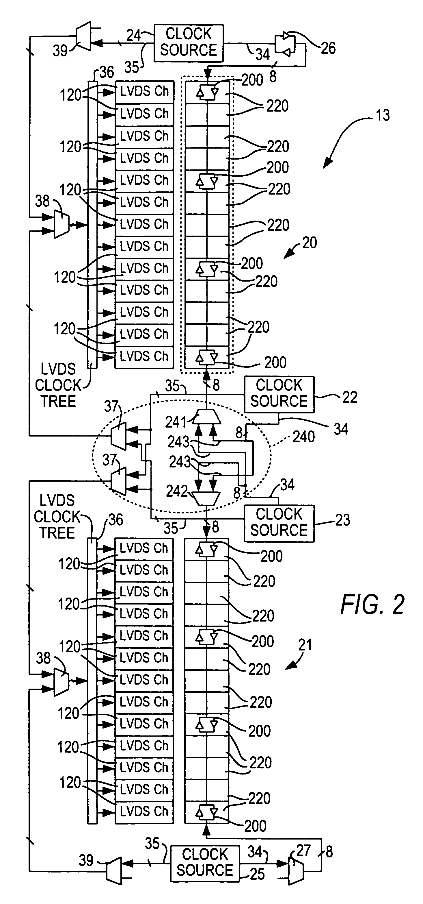 Configurable clock network for programmable logic device