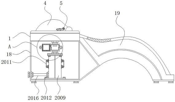 Convenient-to-store intelligent hair washing machine with waste water purification structure