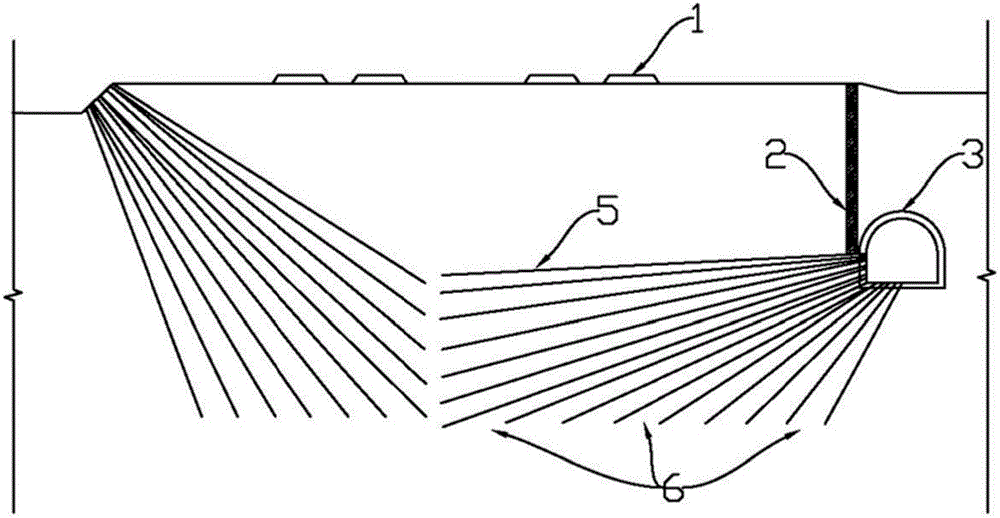 Method for strengthening subgrade basement of existing high speed railway line