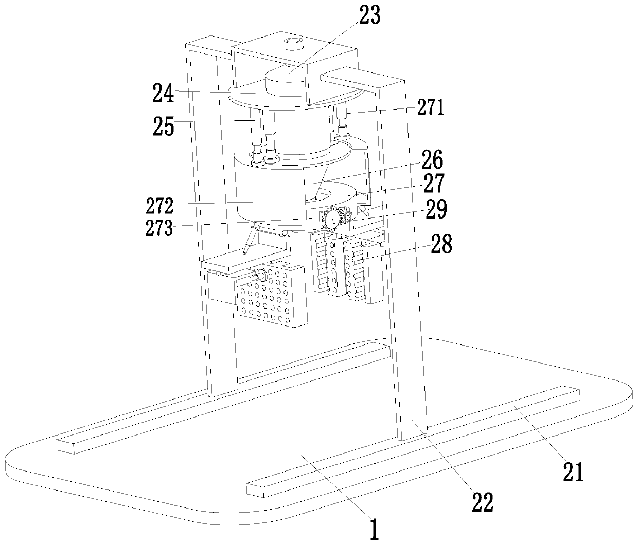 A medical surgical instrument testing equipment for sterile gloves