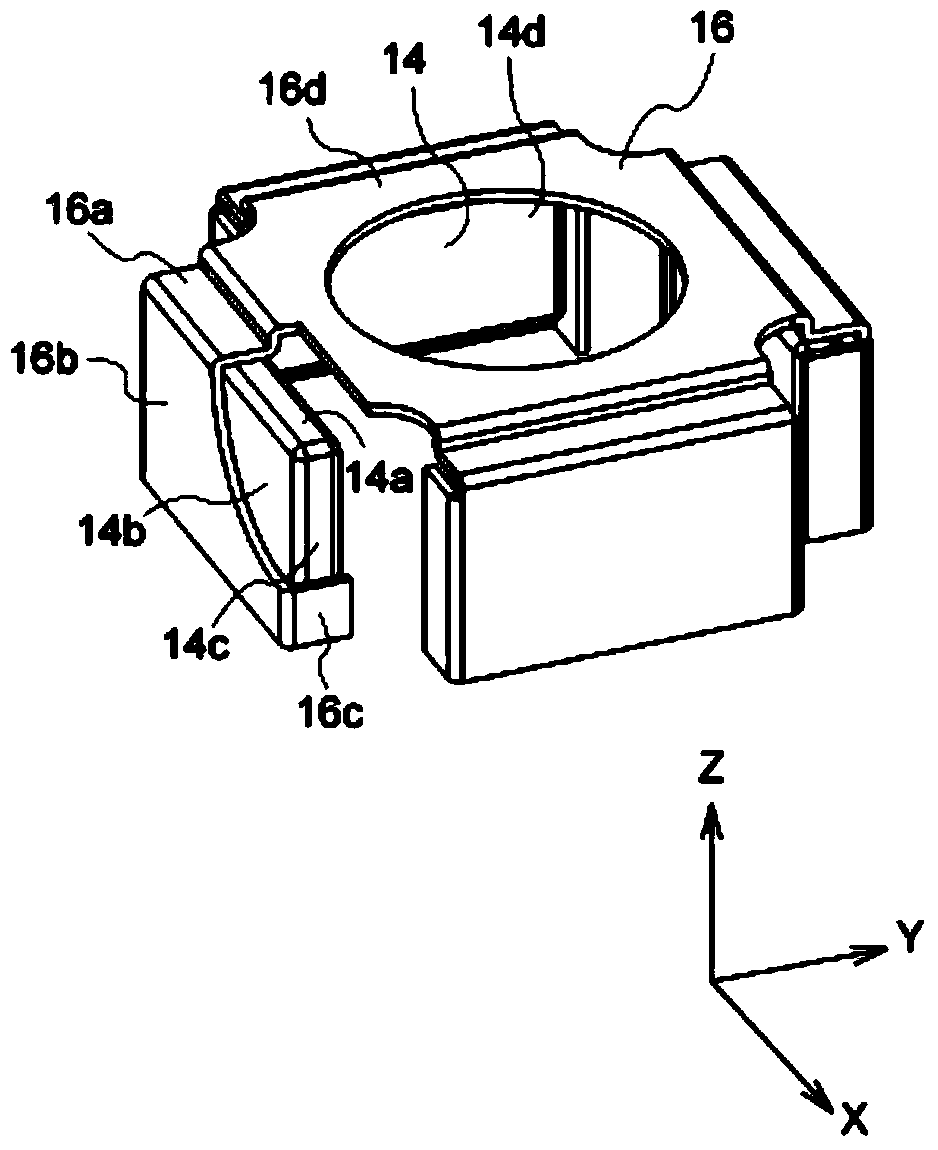 Hand shaking correction device