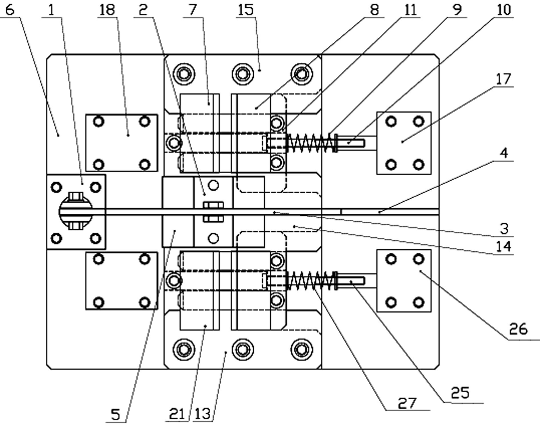 Copper clad aluminum flat wire welding device