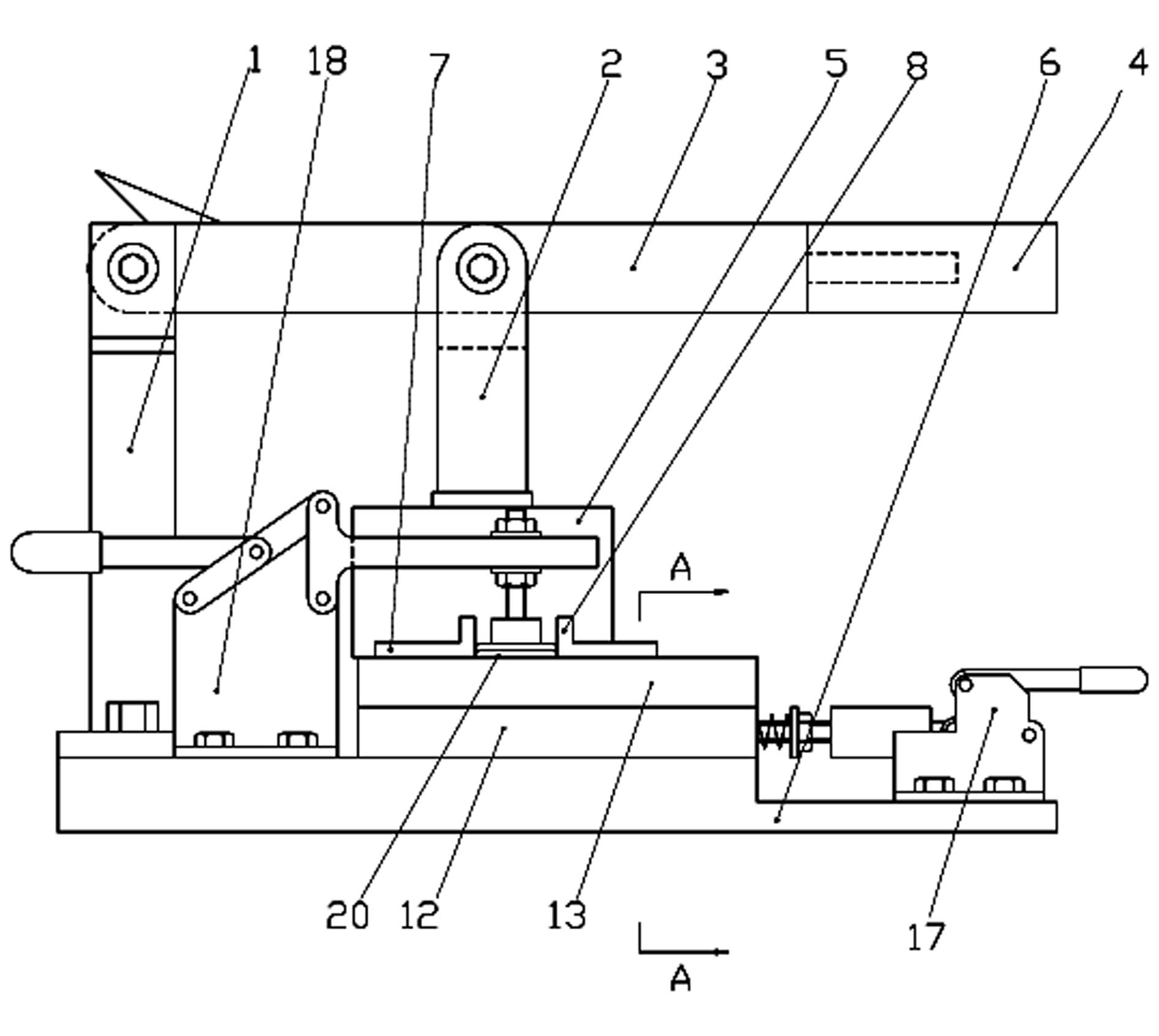 Copper clad aluminum flat wire welding device