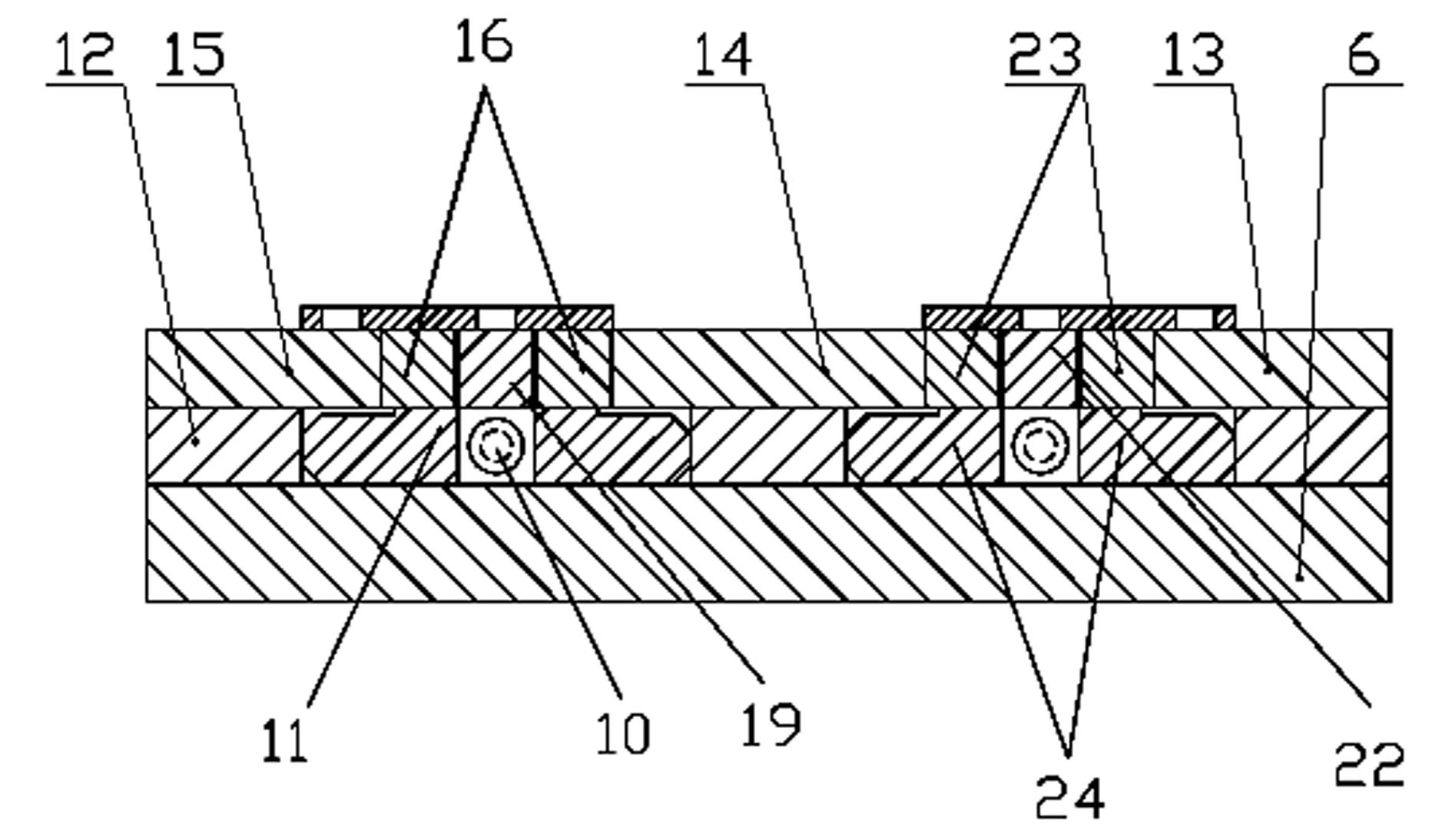 Copper clad aluminum flat wire welding device