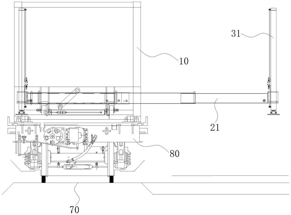 A kind of railway self-loading and unloading multifunctional support equipment and its system