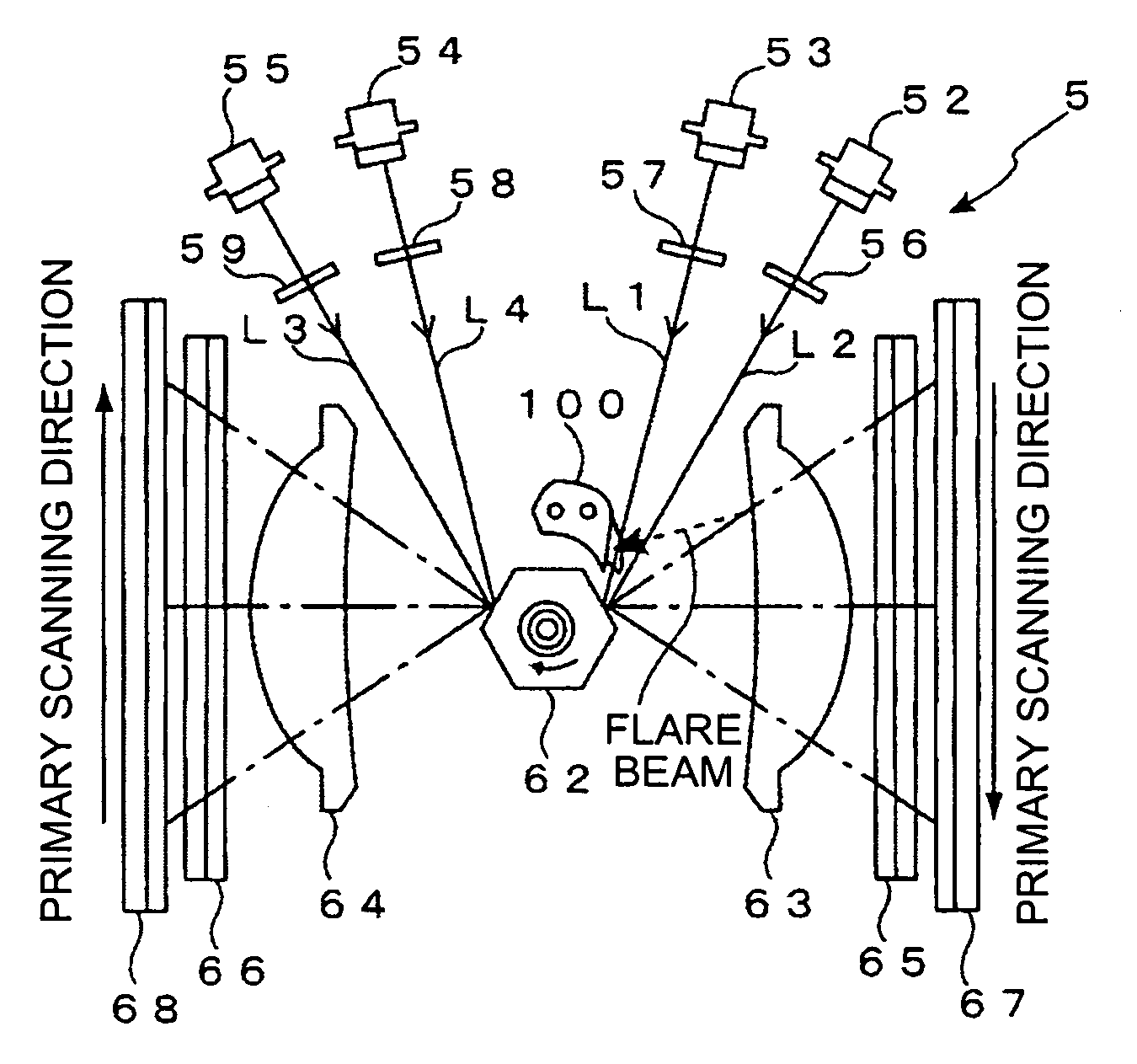 Optical scanning device, image forming apparatus, and method of reducing noises in optical scanning device