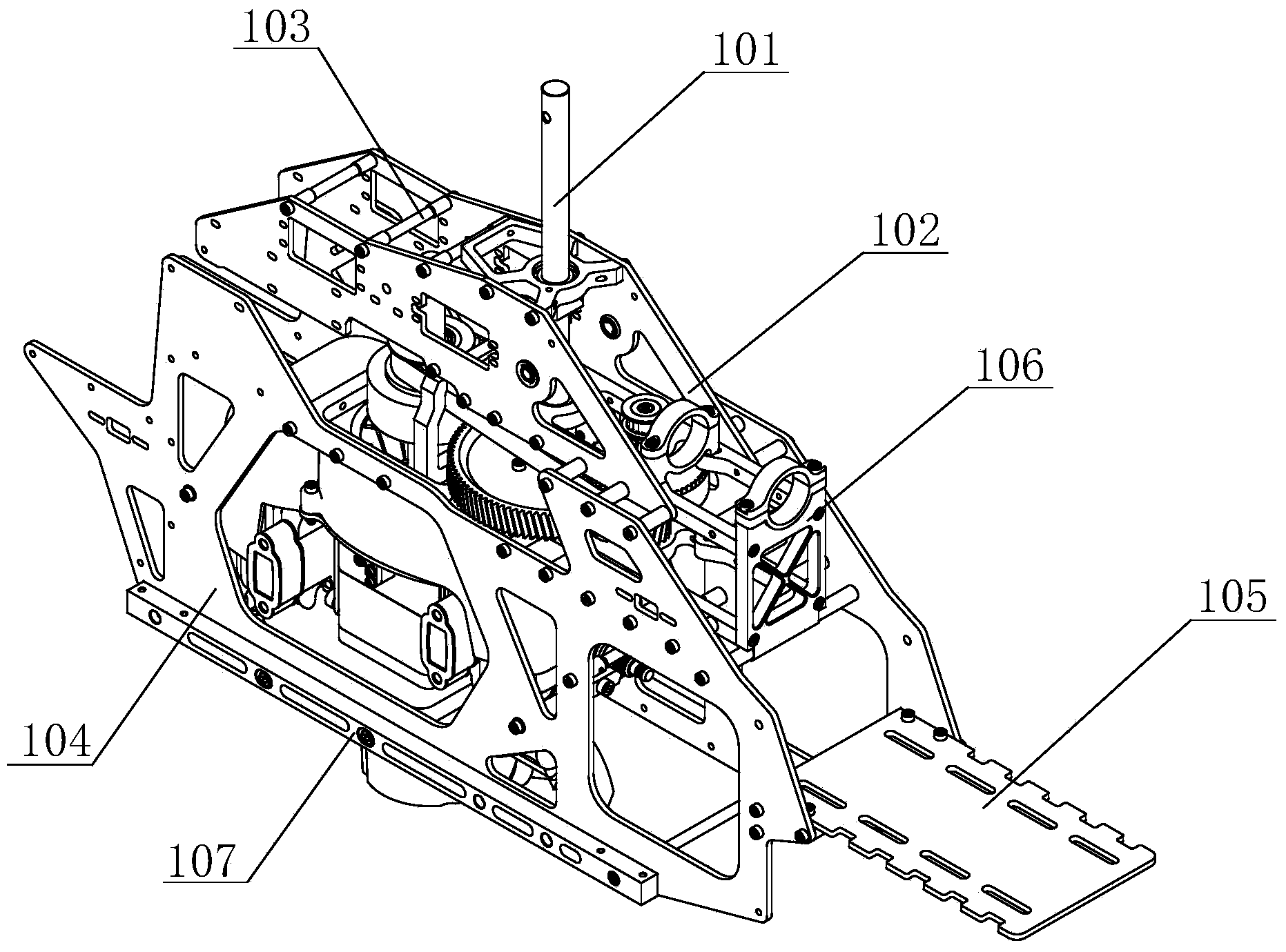 Engineering rotor-type unmanned aircraft