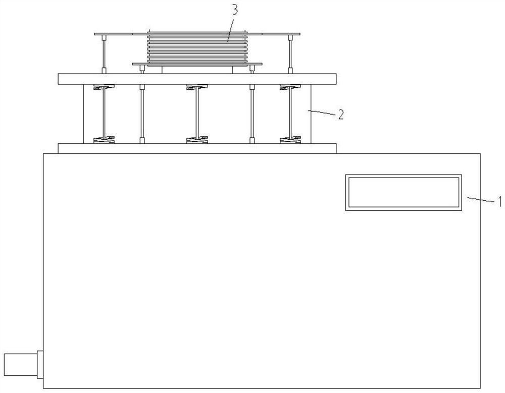 Dust-fall type crushing structure for microbial preparation particles