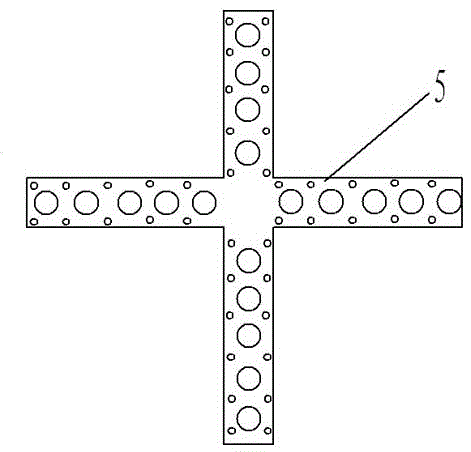 Double-layer filler bioretention device capable of efficient denitrification and dephosphorization