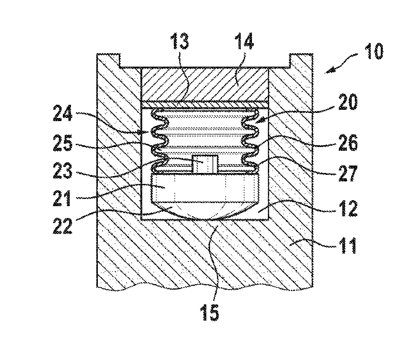 Carbon brush with disconnection apparatus