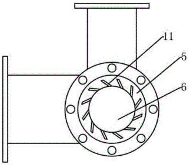 Bauxite shaft kiln combustion device