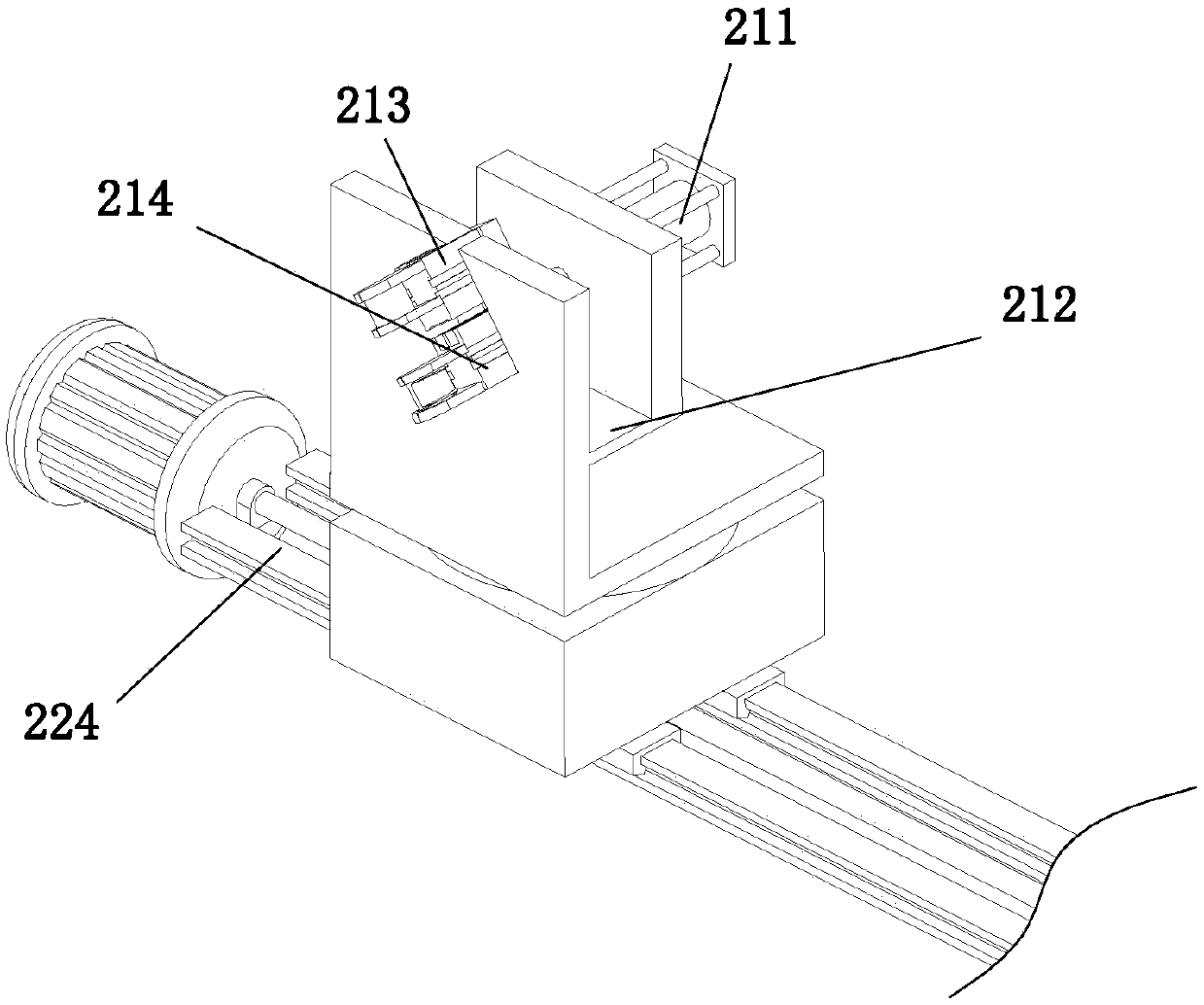 Reduction box shell of aluminum die-casting, forming and steering system and production assembly line of reduction box shell