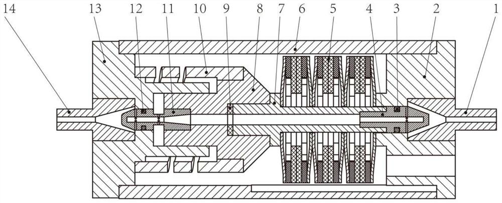 Resonant type piezoelectric stack pump with sliding valves