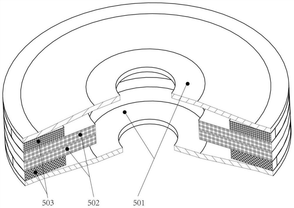 Resonant type piezoelectric stack pump with sliding valves