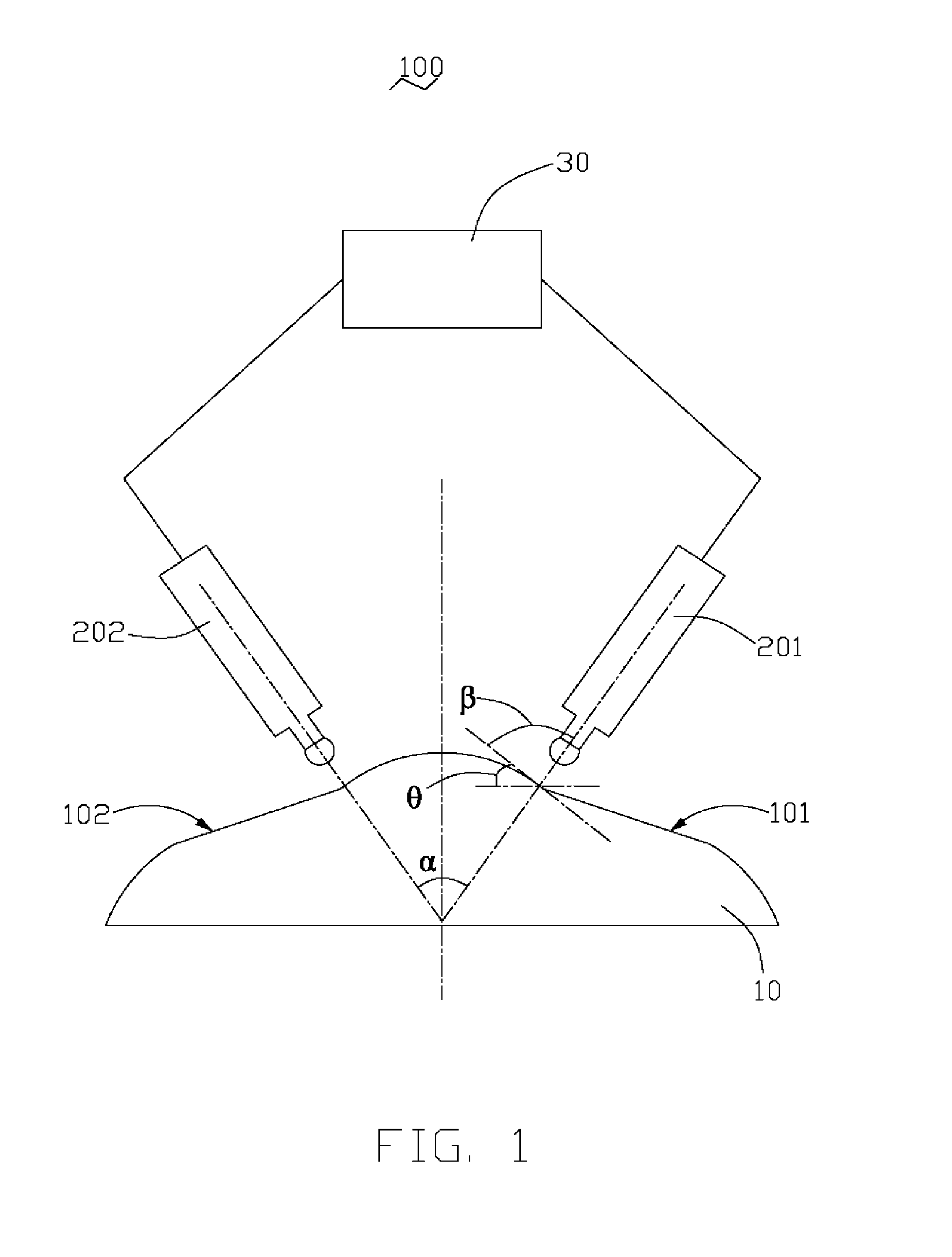 Surface topography detector and method for use of the same