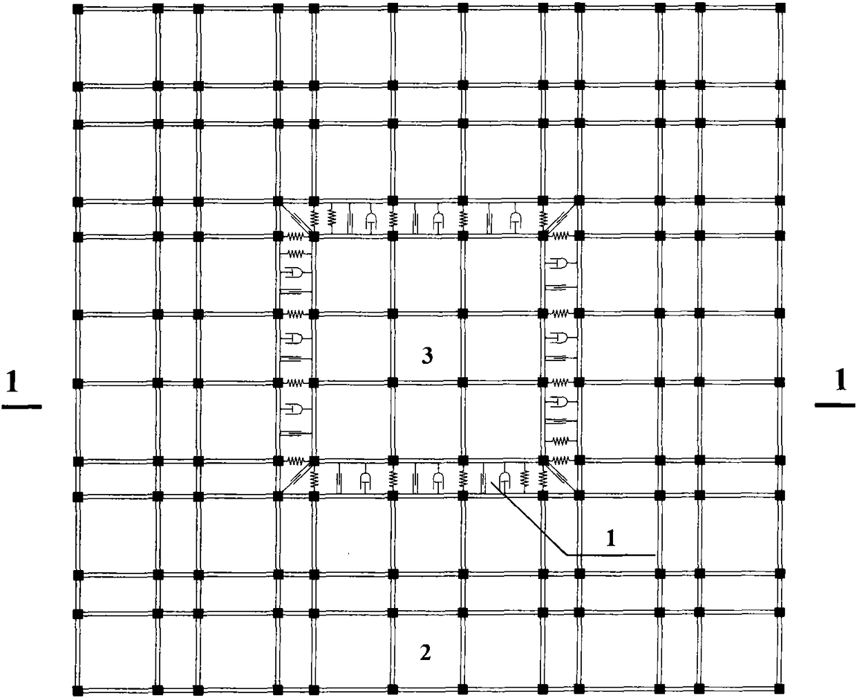 Improved non-horizontal straight section seismic isolation, shock absorption or energy dissipation layer structure system