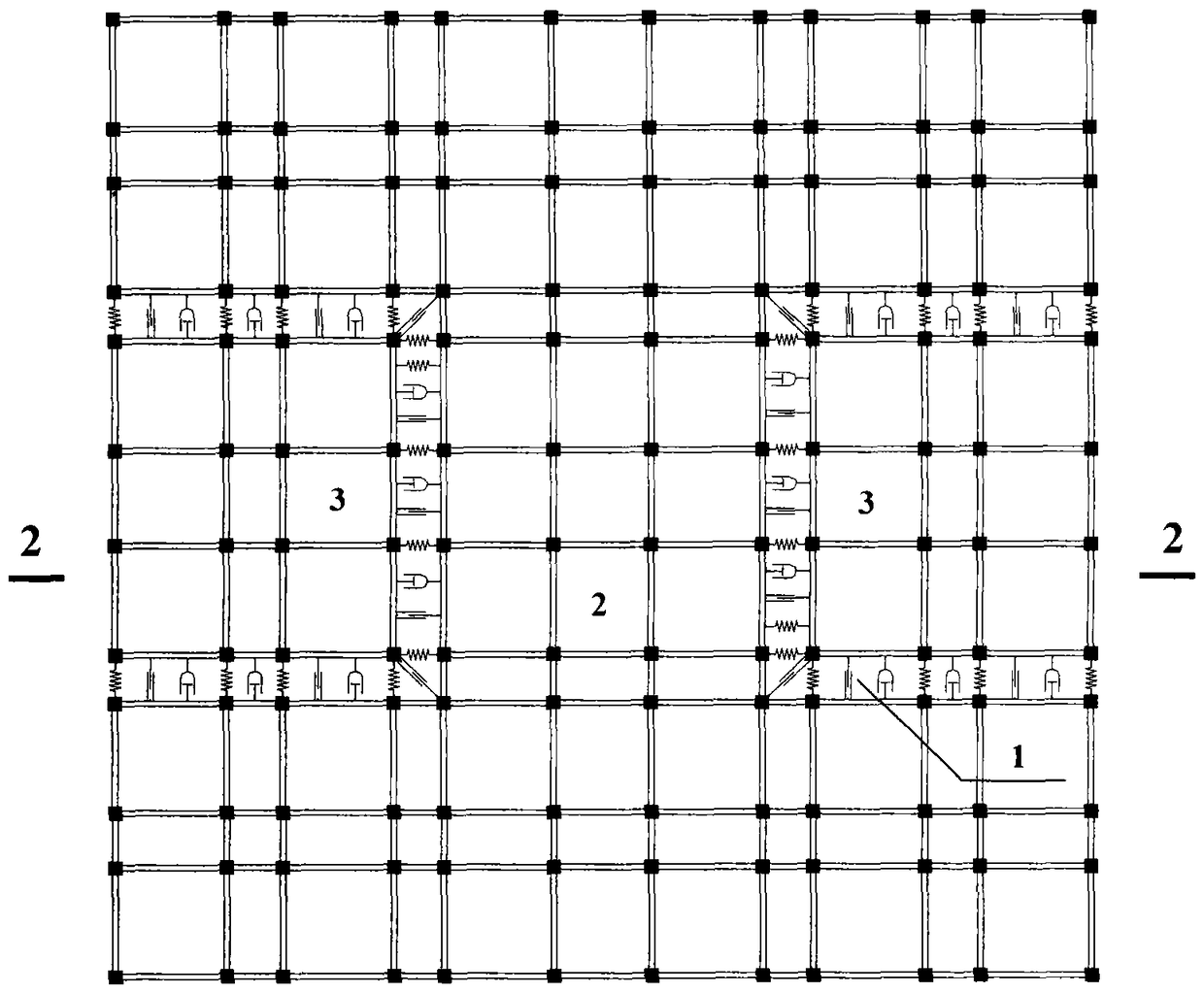 Improved non-horizontal straight section seismic isolation, shock absorption or energy dissipation layer structure system