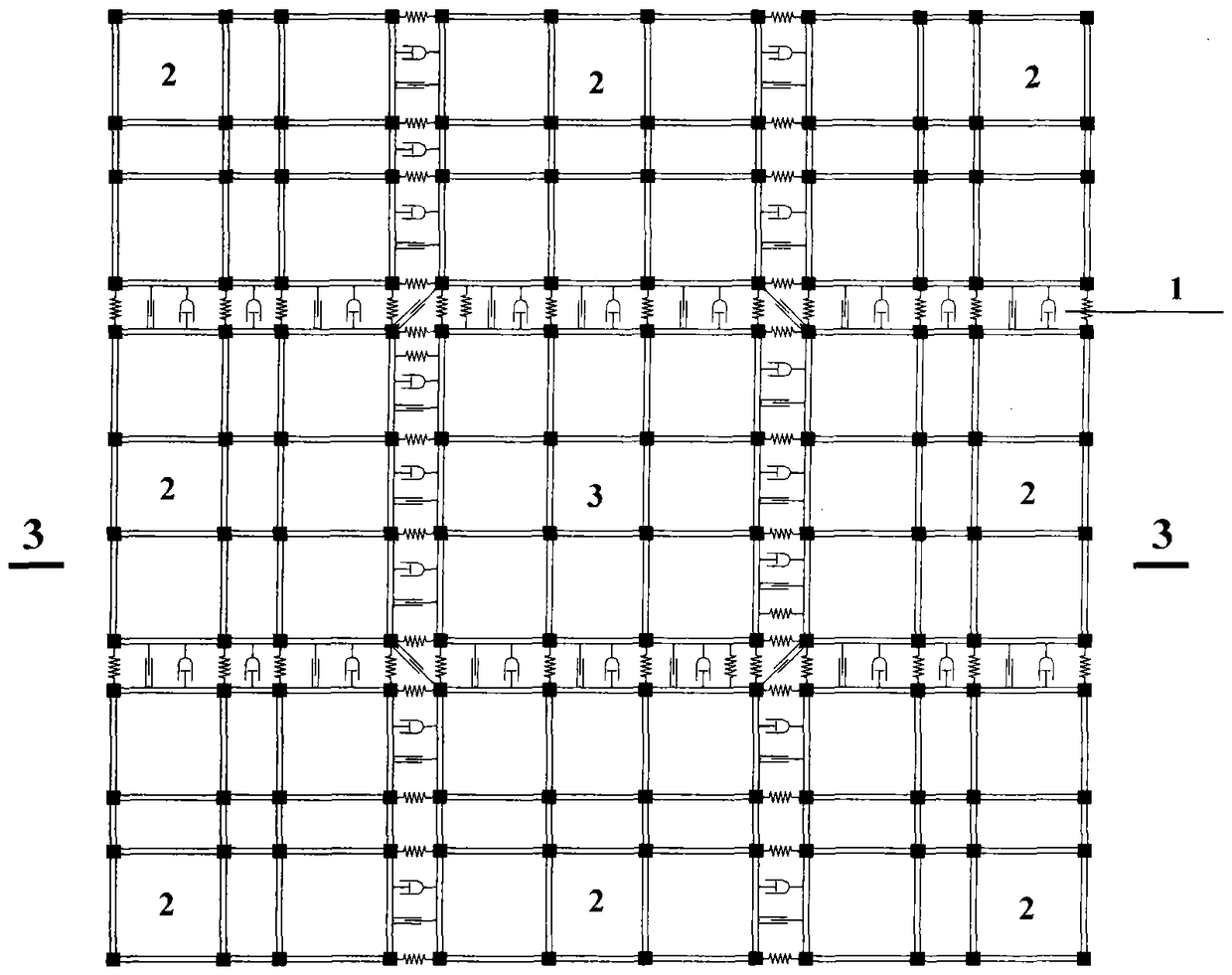 Improved non-horizontal straight section seismic isolation, shock absorption or energy dissipation layer structure system