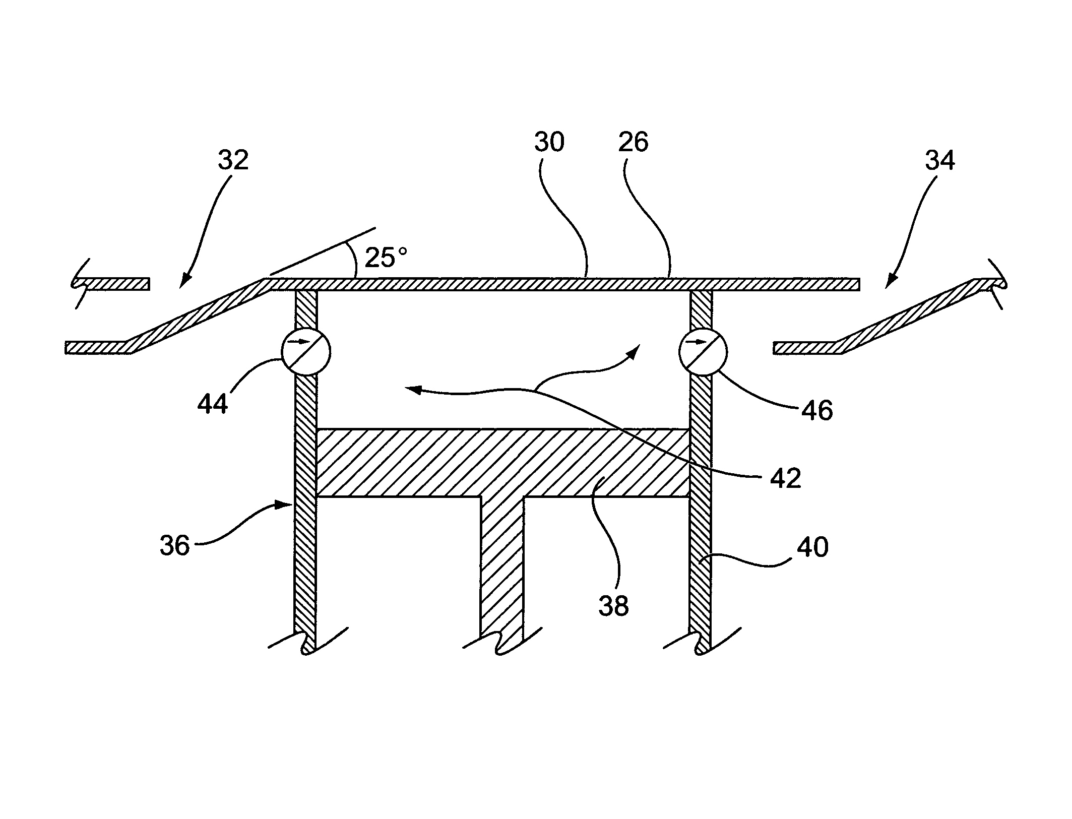 Method and device for altering the separation characteristics of flow over an aerodynamic surface via hybrid intermittent blowing and suction