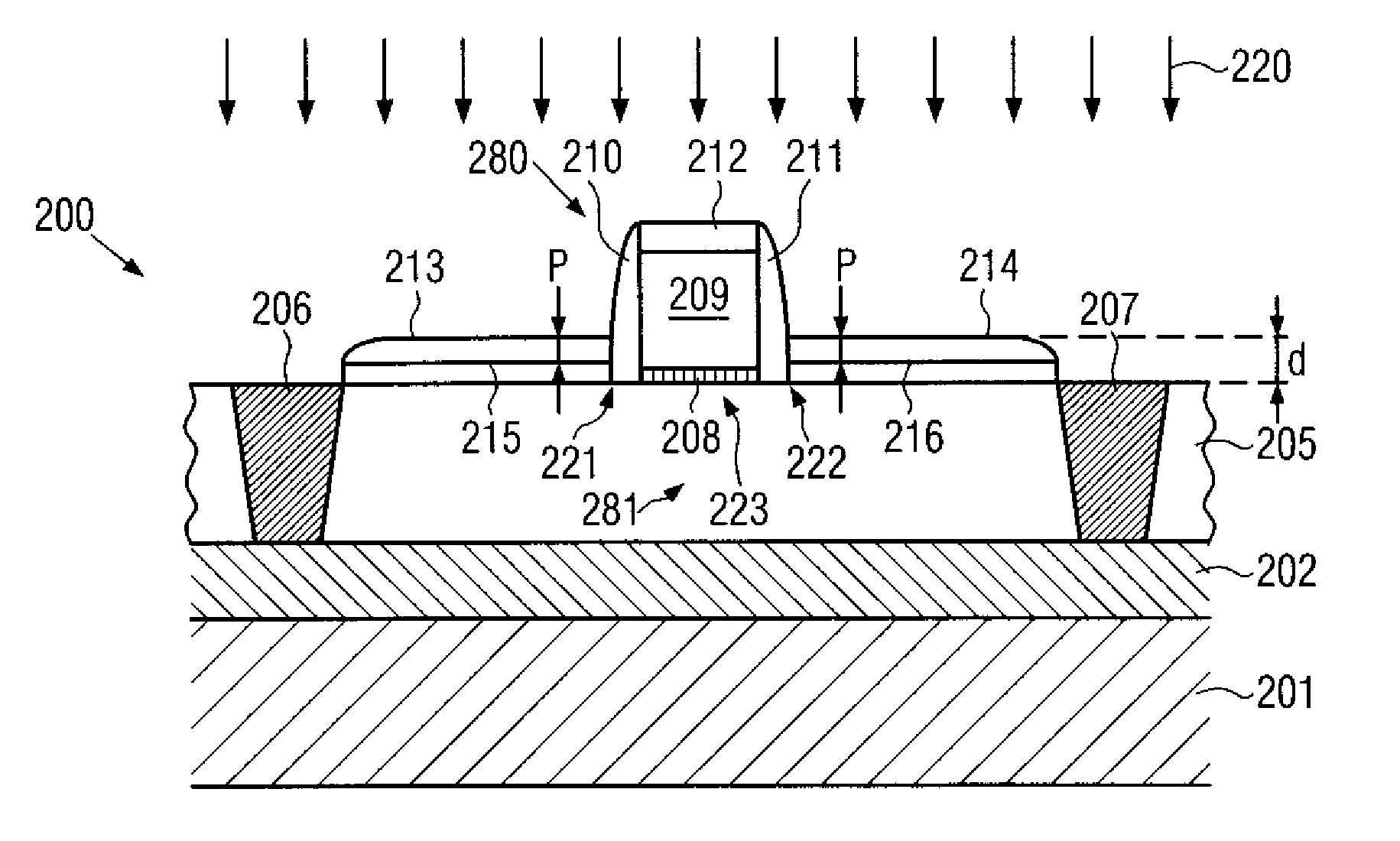 Method of forming a field effect transistor