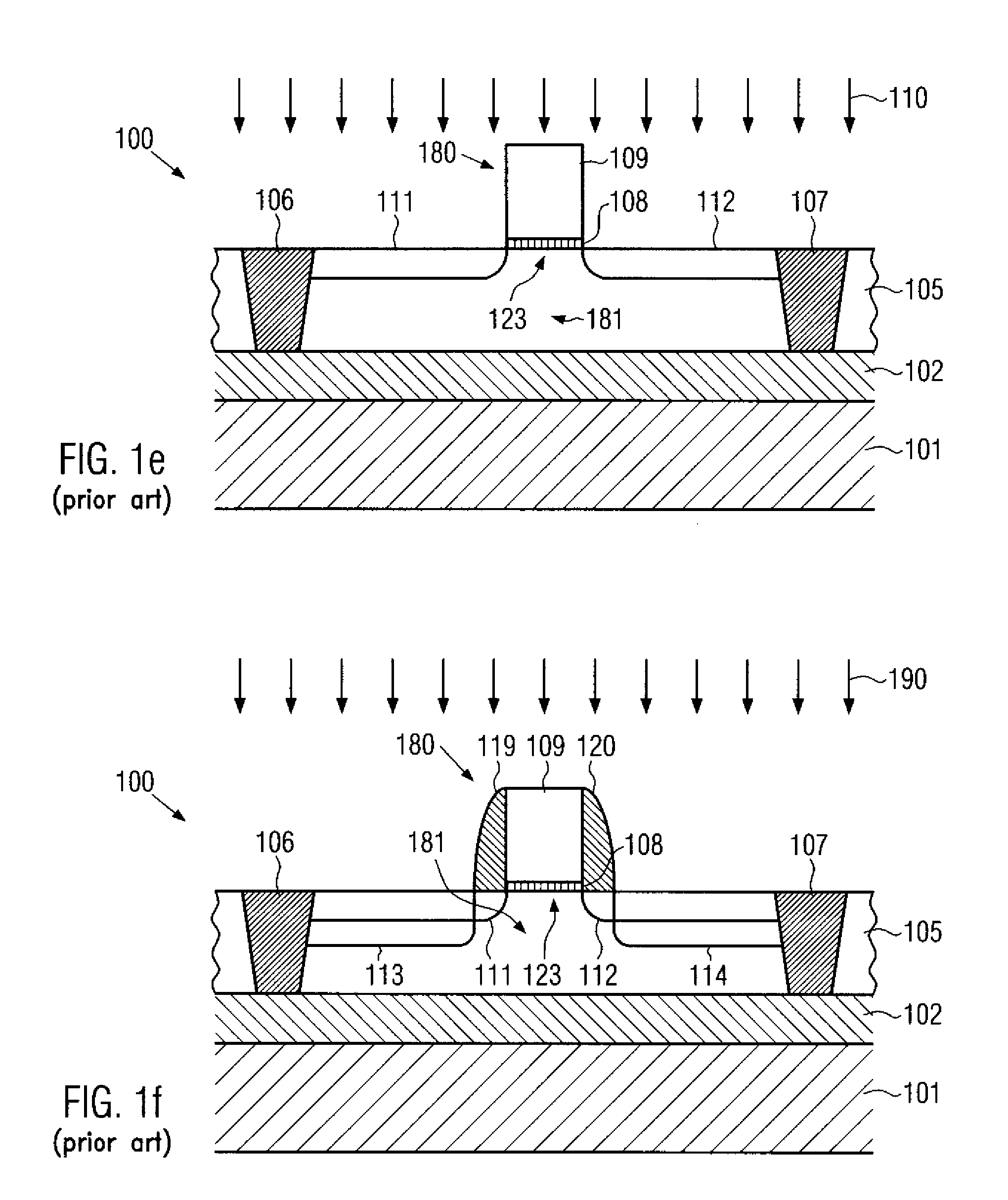 Method of forming a field effect transistor