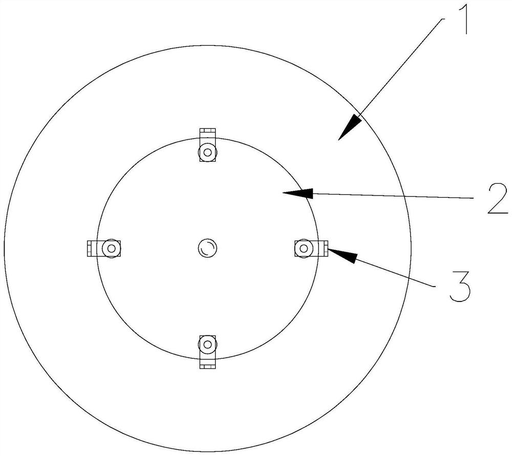 Low-cost four-point coupled feeding full-band high-precision navigation antenna